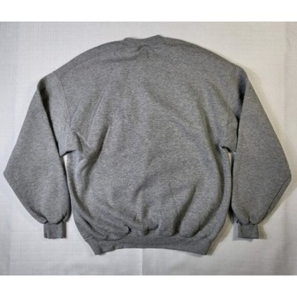 M&C Sport Sweatshirt Men's XL American Grandpa One Hundred % Gray Crew Patriotic - Picture 3 of 11